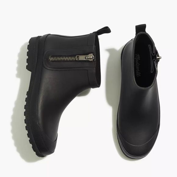 Madewell The Zip-Up Lugsole Rain Boot - Picture 2 of 6